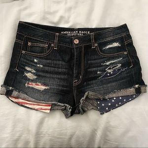 Dark Wash Jean Shorts